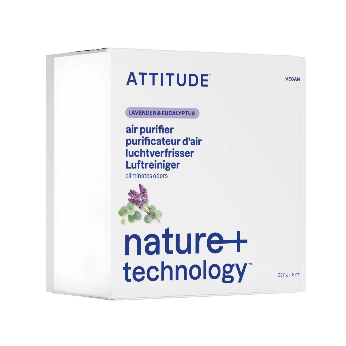 ATTITUDE Nature+ čisticí osvěžovač vzduchu levandule eukalyptus 225 g