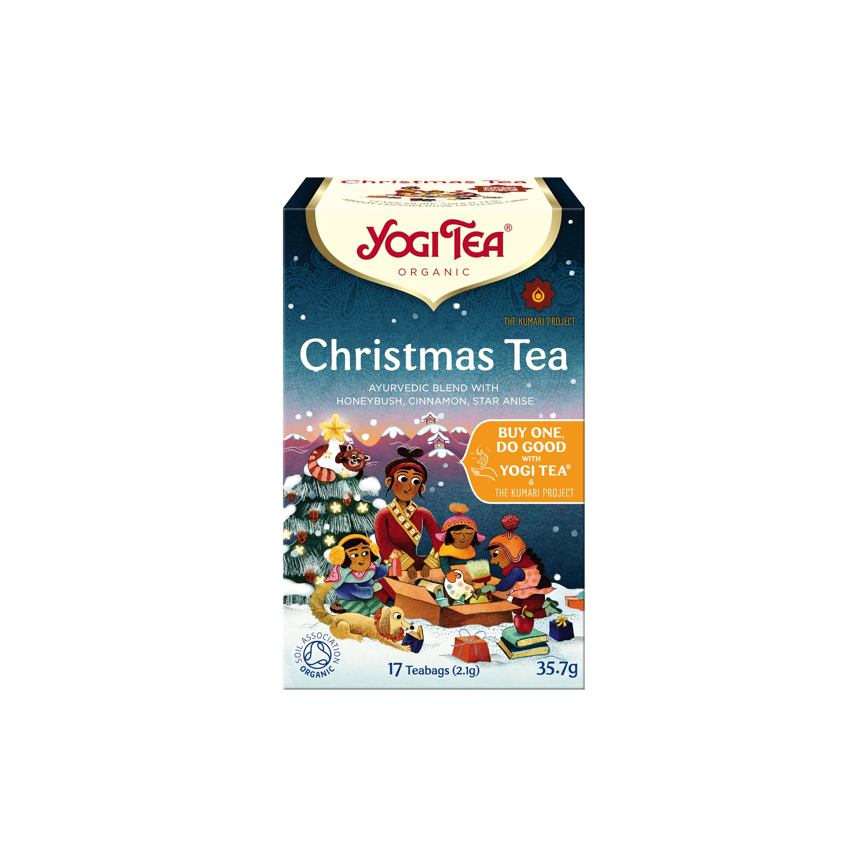 YOGI TEA Čaj vánoční BIO porcovaný čaj 17 sáčků