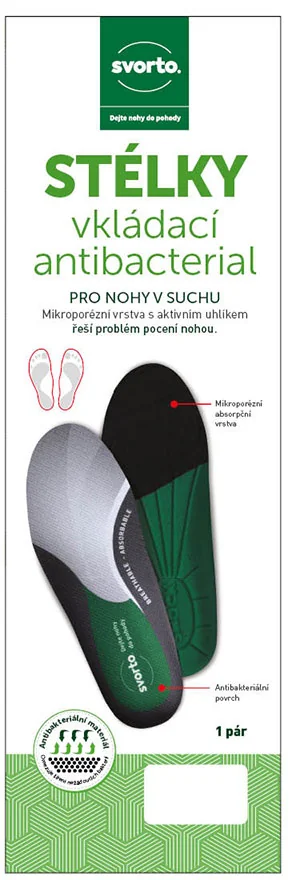 Svorto 056 Stélky vkládací antibacterial vel. 47–48 1 pár
