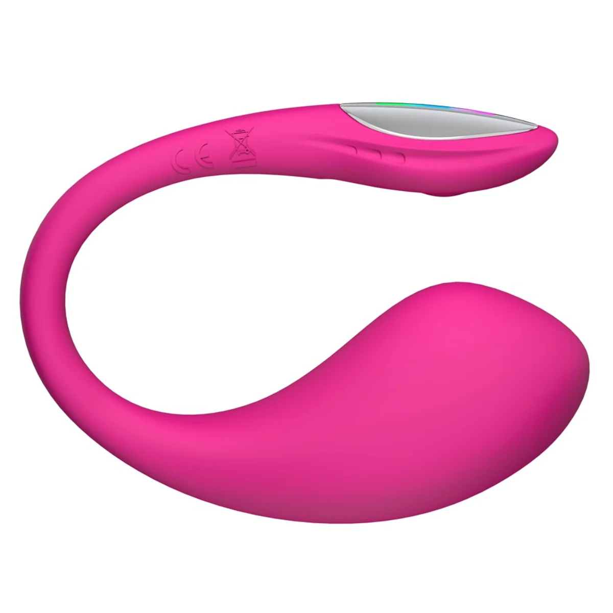 Lovense Lush 4 - Powerful App-controlled Wearable G-spot Egg Vibrator - Pink