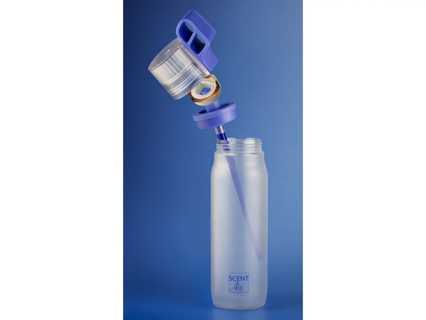 SCENT AIR HYDRATION Láhev Falco 650 ml modrá Sportovní láhev s brčkem