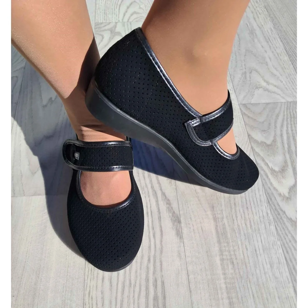 Doctor Cutillas Model 10728 černé baleríny, velikost: 42
