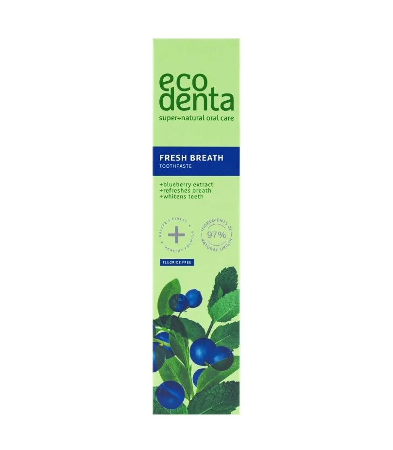 ECODENTA Zubní pasta Svěží dech s extraktem z borůvek 100 ml