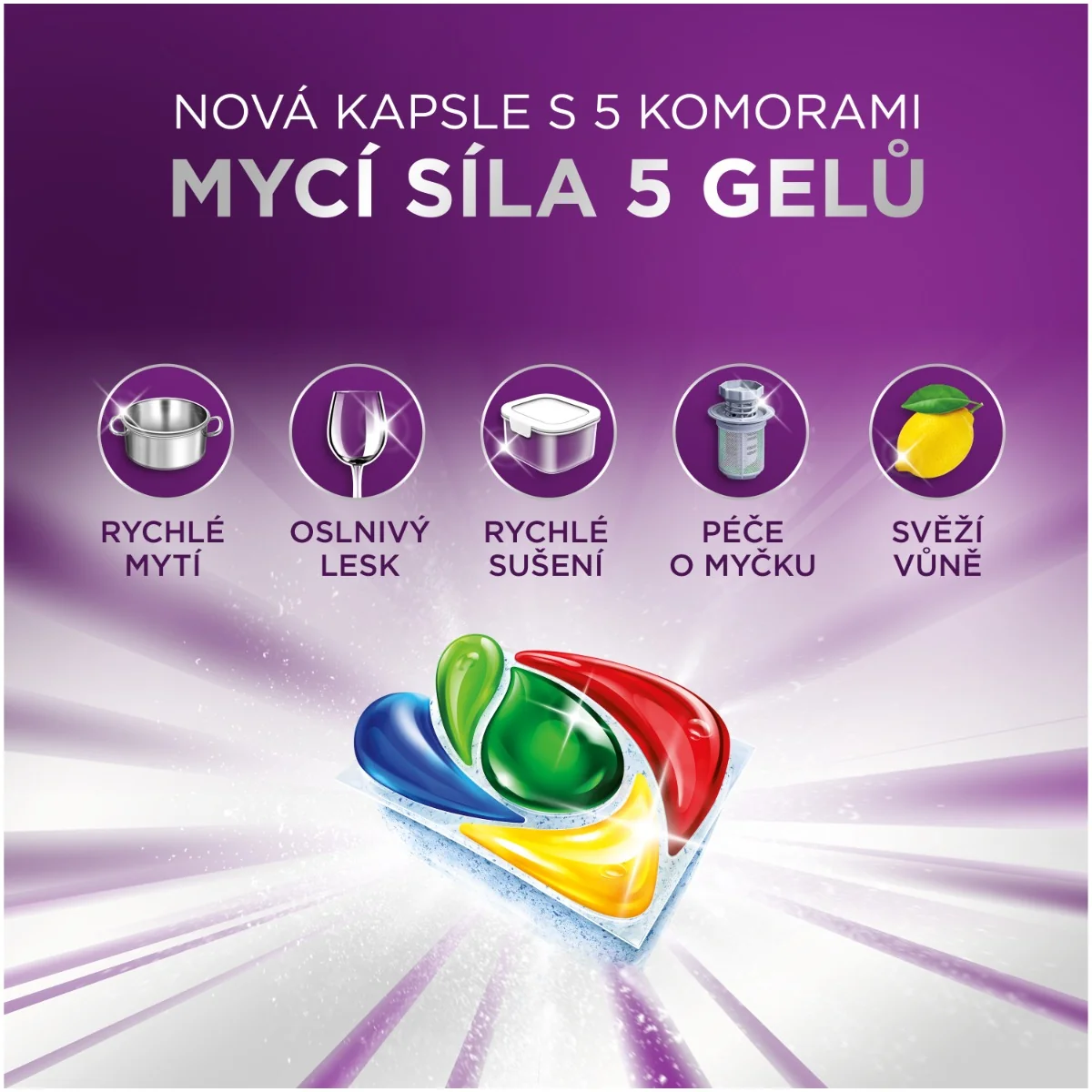 Jar Platinum Plus 30 Minute Miracle kapsle do myčky 60 ks