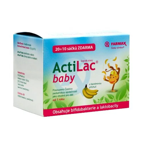 Actilac Baby příchuť banán 20+10 sáčků