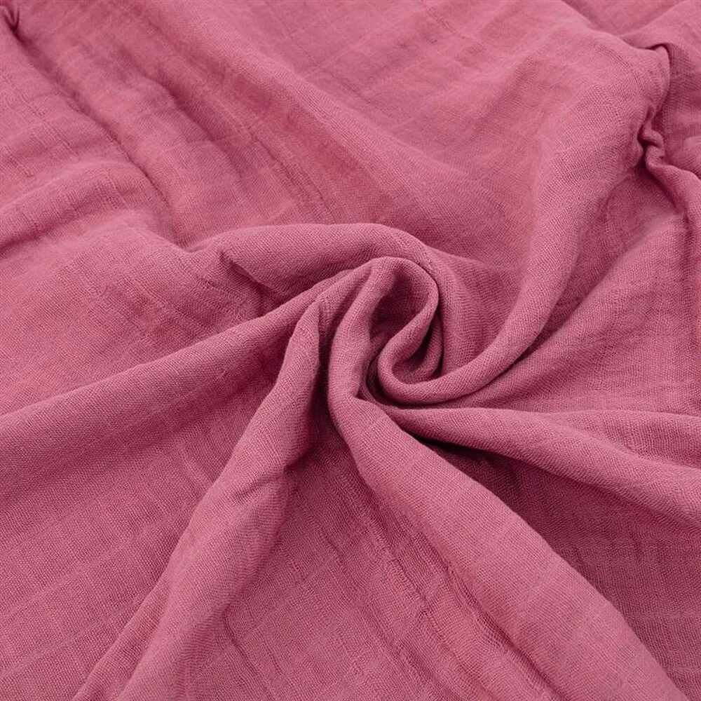 Petite&Mars Přikrývka bambusová mušelínová Misty Pink Meadow 120 x 120 cm 2 ks