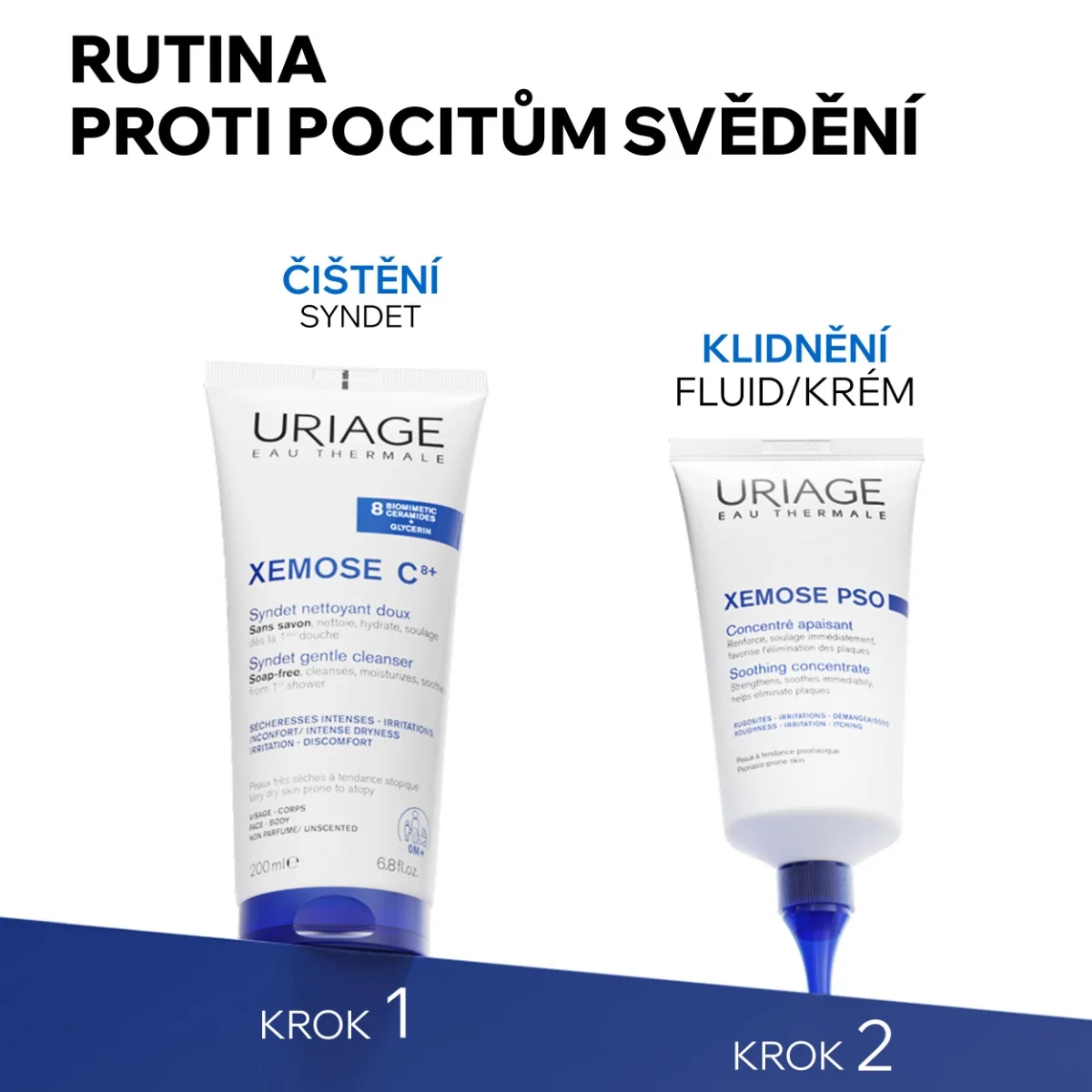 Uriage Xémose PSO Soothing Concentrate zklidňujicí péče 150 ml