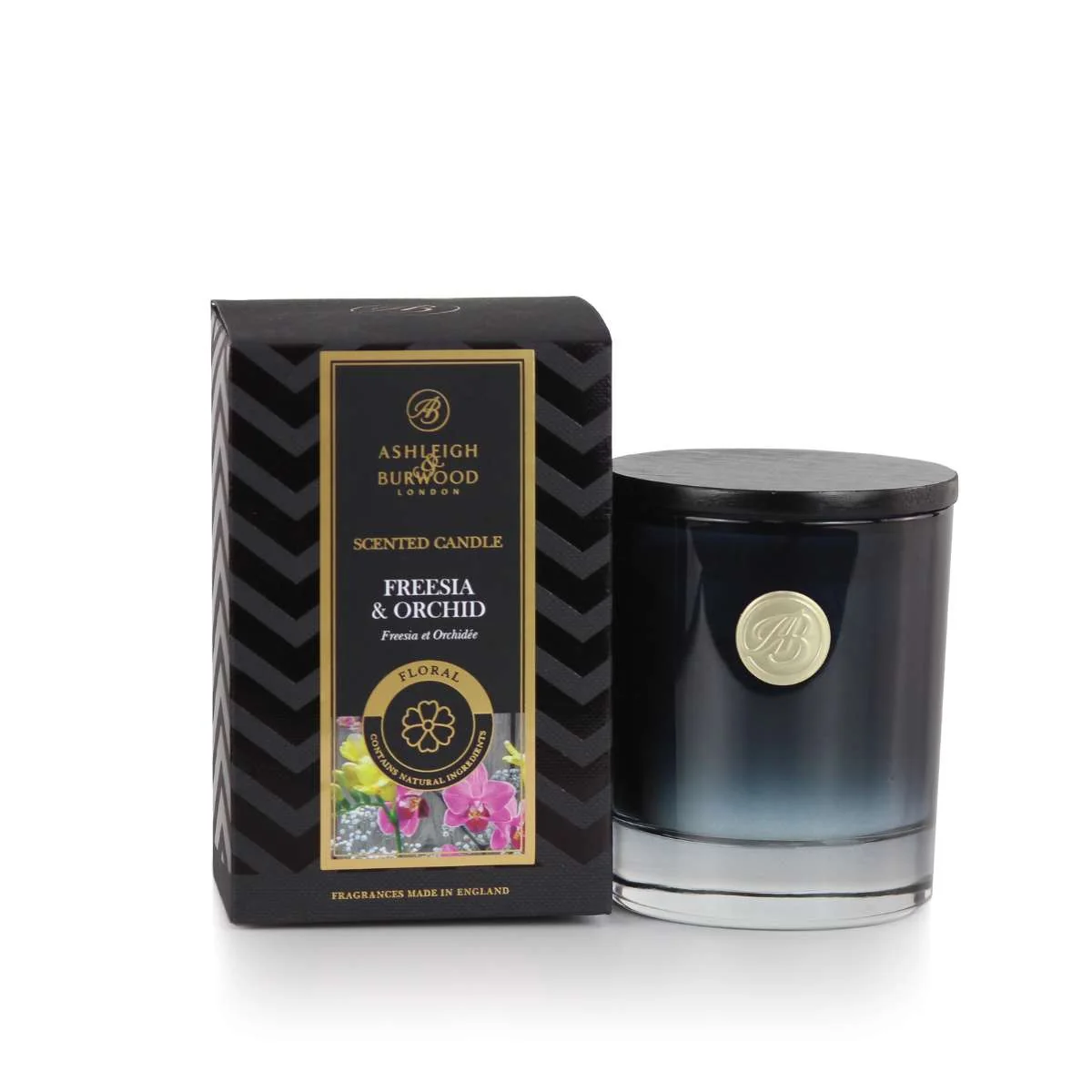 Ashleigh & Burwood London Vonná svíčka SIGNATURE - FRESSIA & ORCHID, 140g