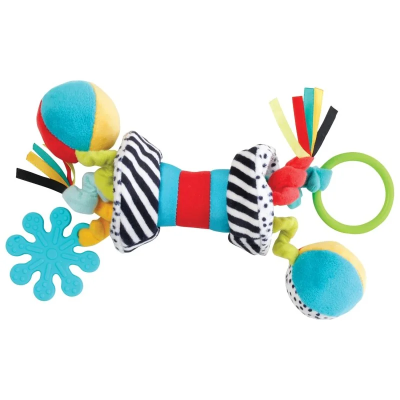 Manhattan Toy wimmer chrastítko s kousátkem Zaggles 