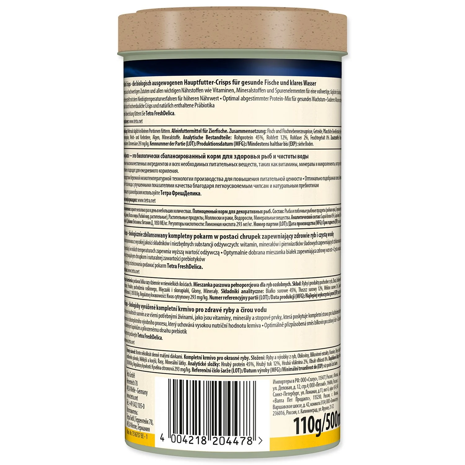 TETRA Krmivo Min Crisps 500ml