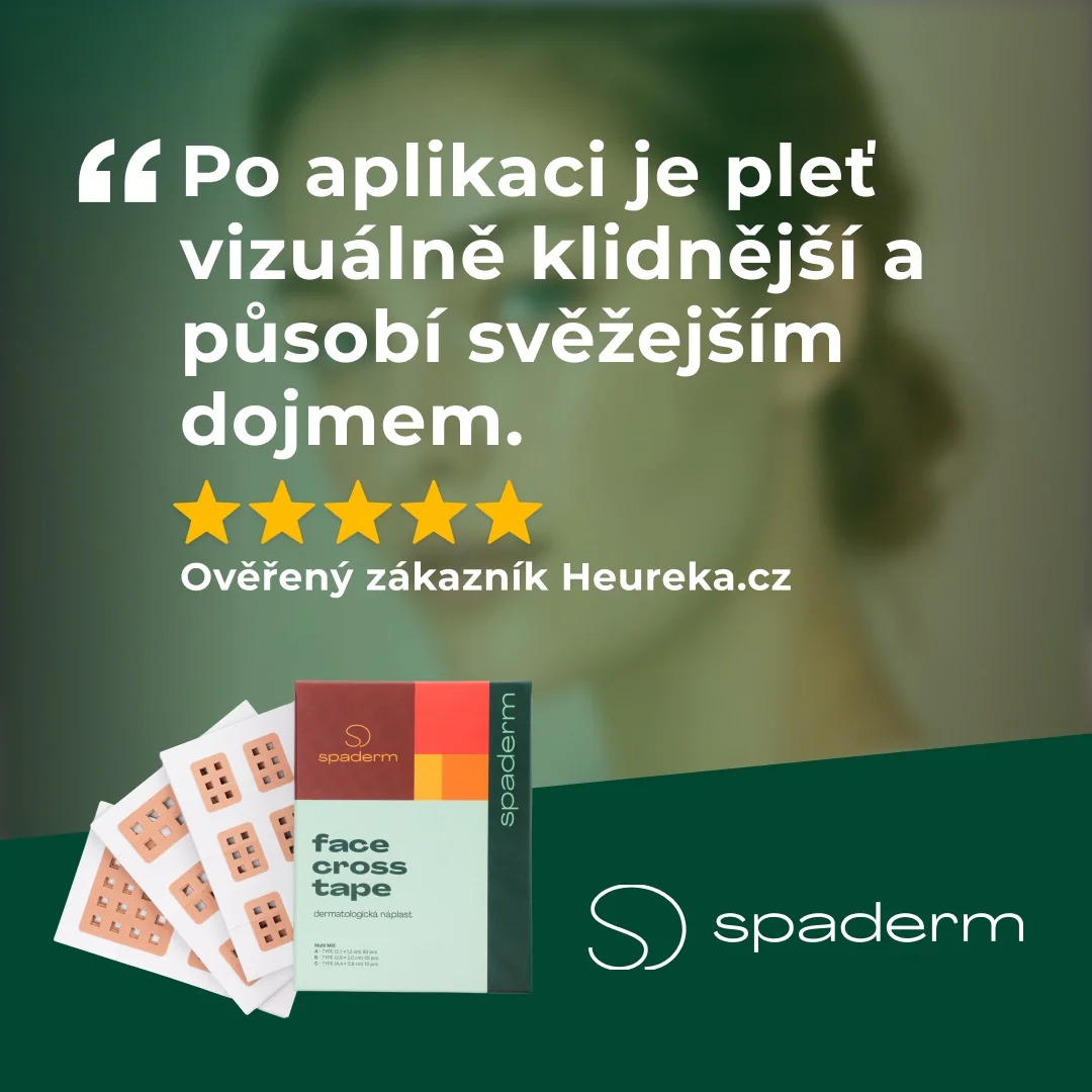 Spaderm Face Cross Tape mix 130 ks