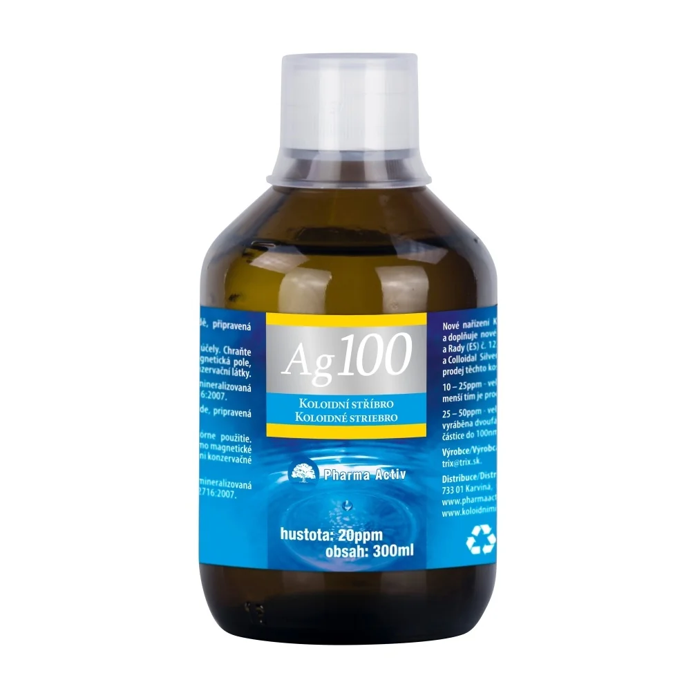 Pharma Activ Koloidní stříbro Ag100 20ppm 300 ml