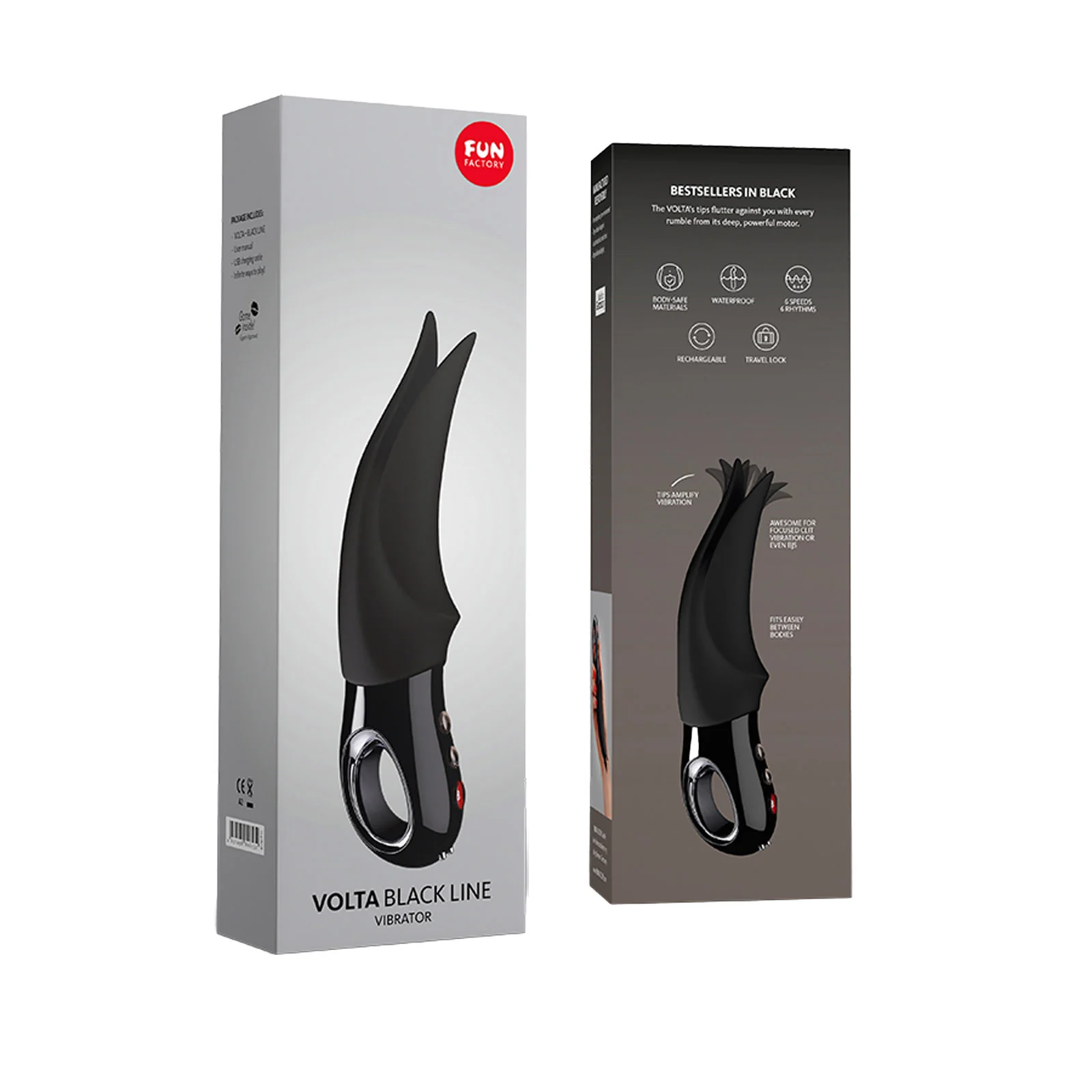 Fun Factory Volta G5 vibrátor na klitoris (18,9 cm), černý