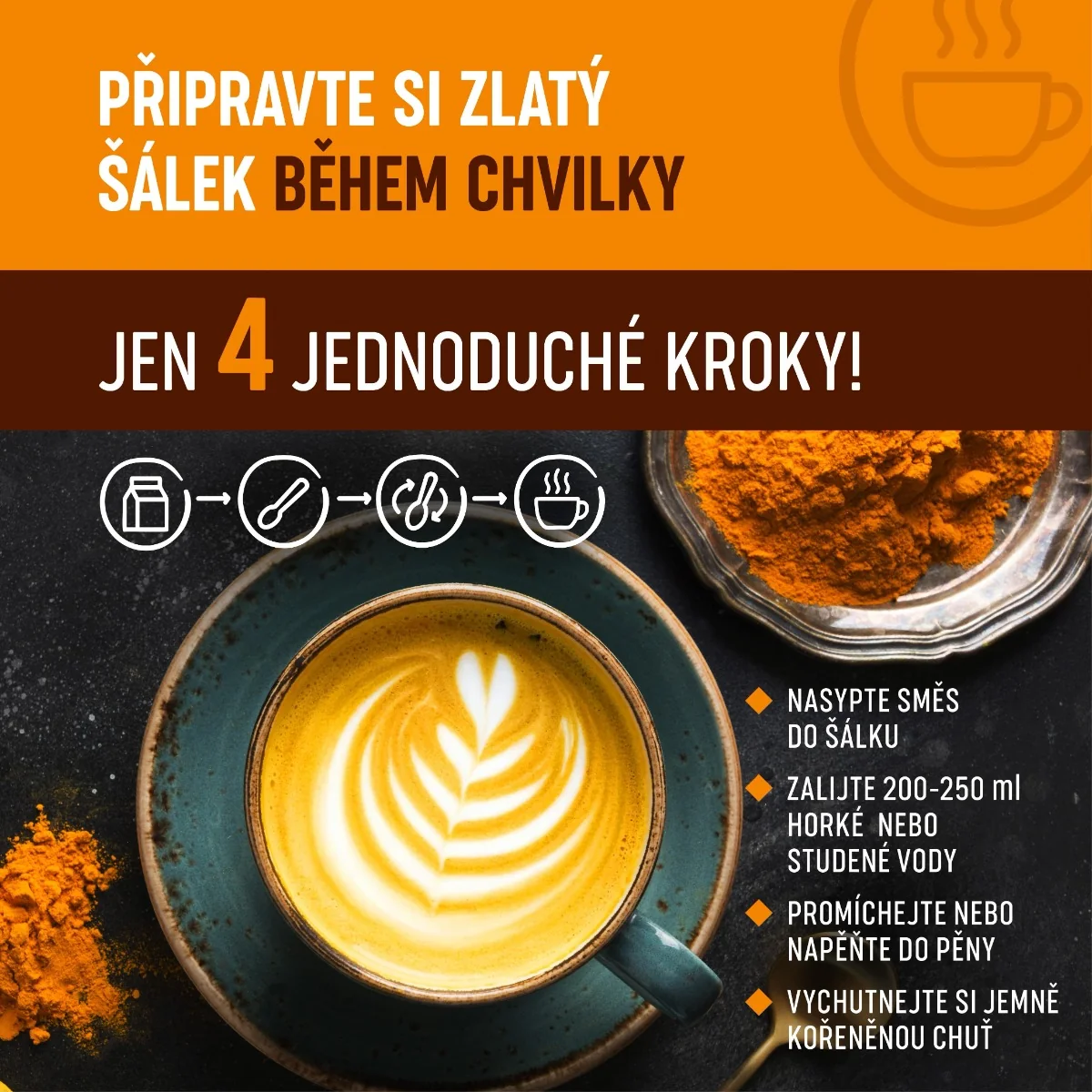 Organis Kurkuma latte 28 g
