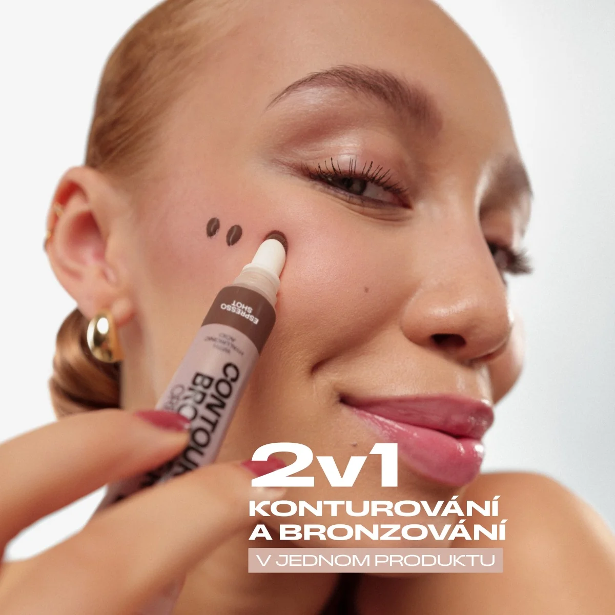 Gabriella Salvete Contour Cream Espresso Shot 03 konturovací krém s bronzerem 10 ml