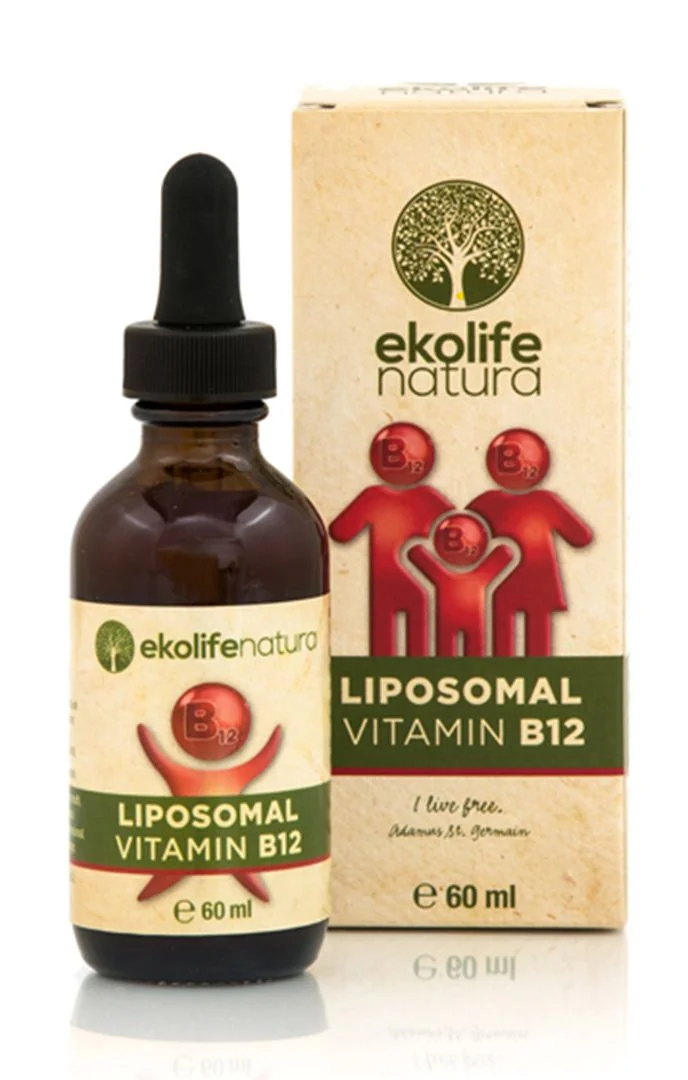 Ekolife Natura Lipozomální vitamín B12 kapky 60 ml