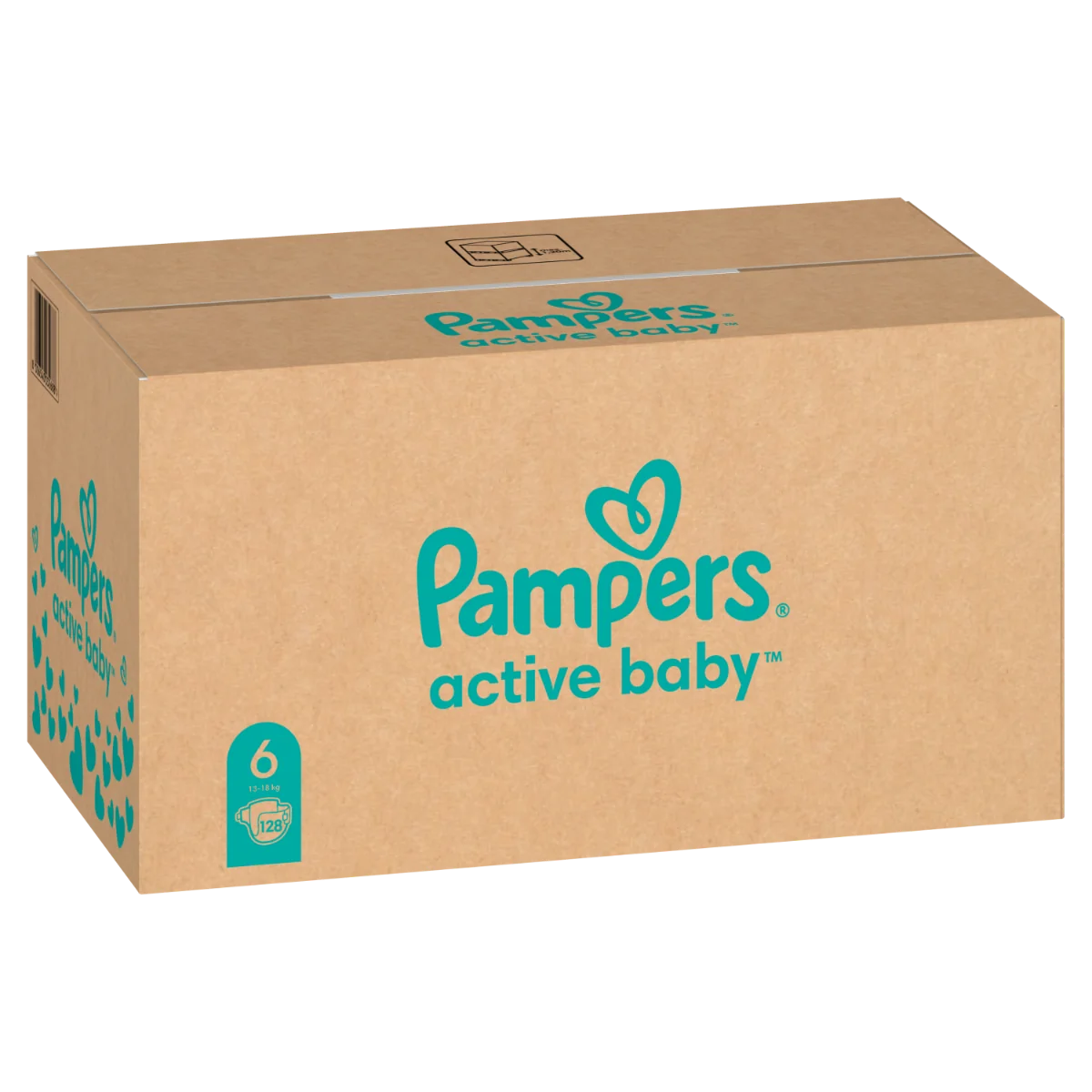 Pampers Active Baby vel. 6 Monthly Pack 13-18 kg dětské pleny 128 ks