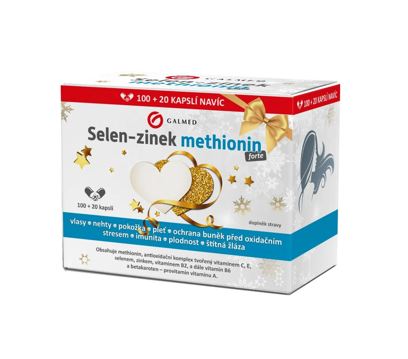 Galmed Selen-zinek-methionin forte 100+20 kapslí