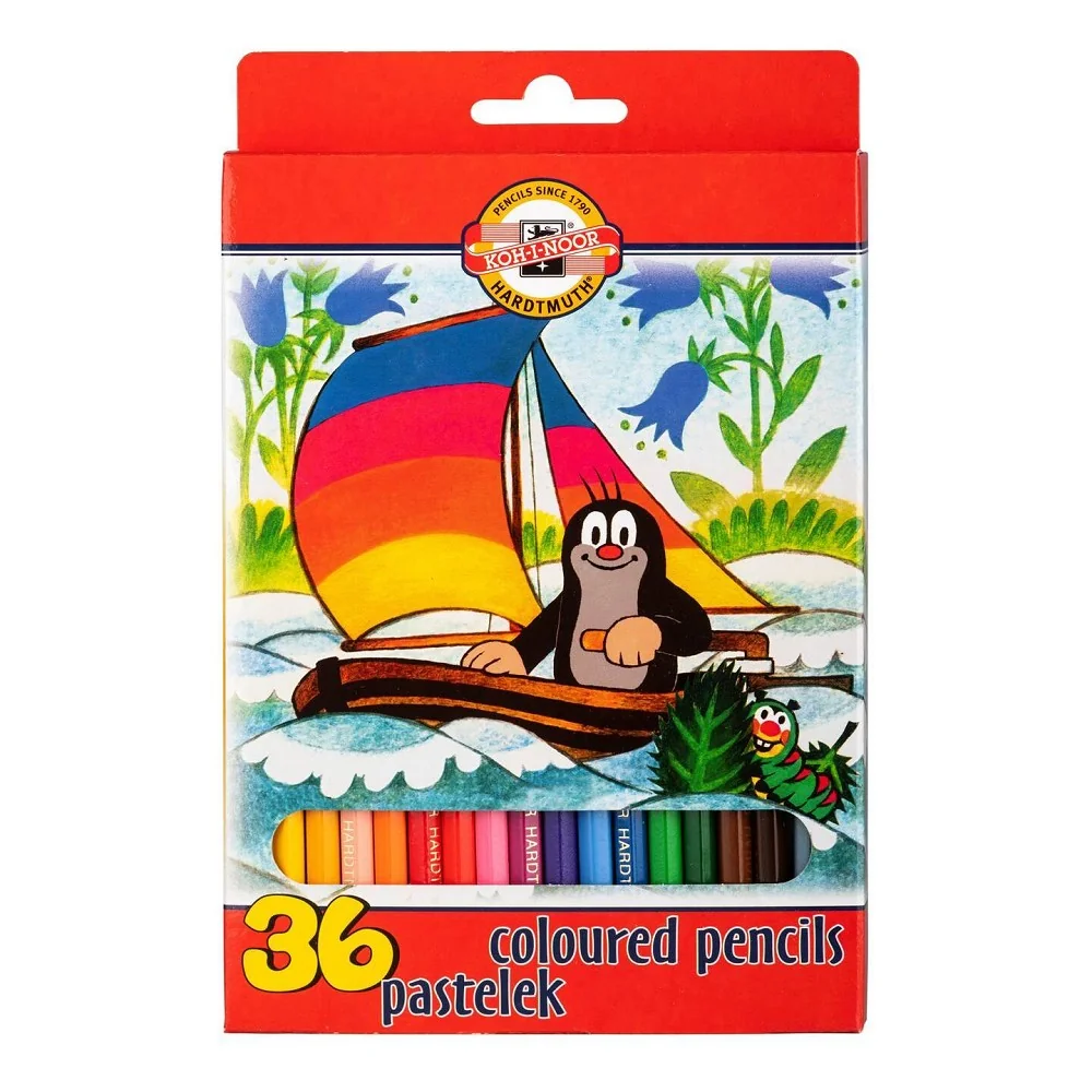 KOH-I-NOOR 3655 - školní pastelky Krteček - 36 ks