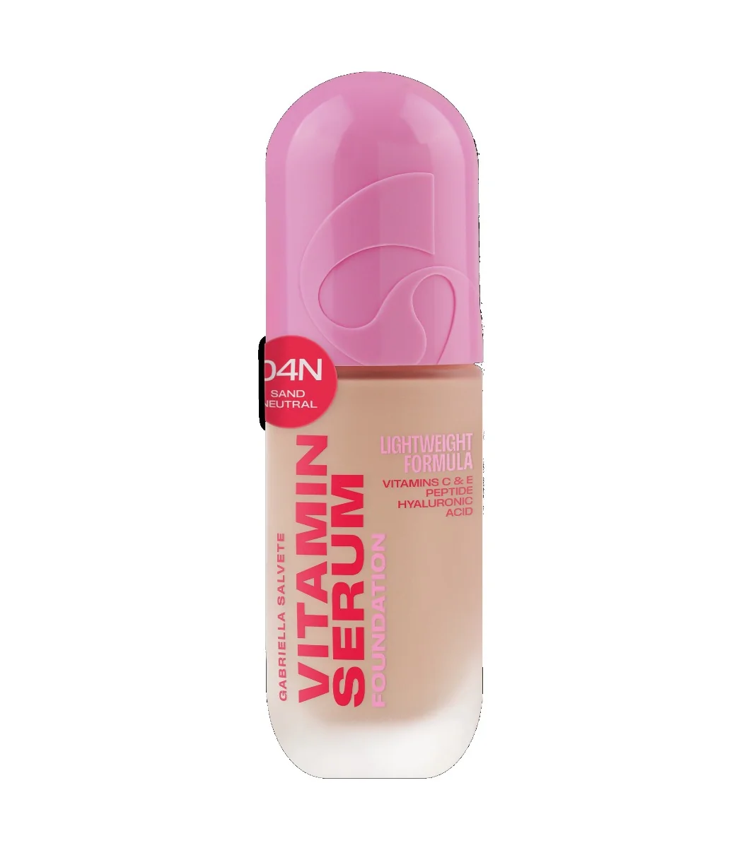 Gabriella Salvete Vitamin Serum Foundation 04N Sand Neutral 30 ml