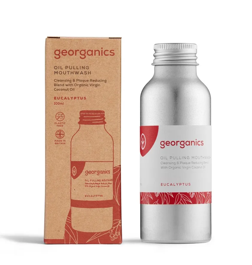 Georganics Eukalyptus ústní voda na olejové bázi 100 ml