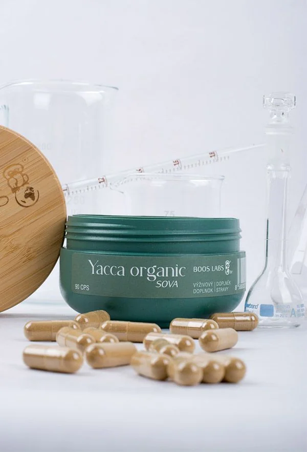 BOOS labs Yacca Organic Sova 90 kapslí