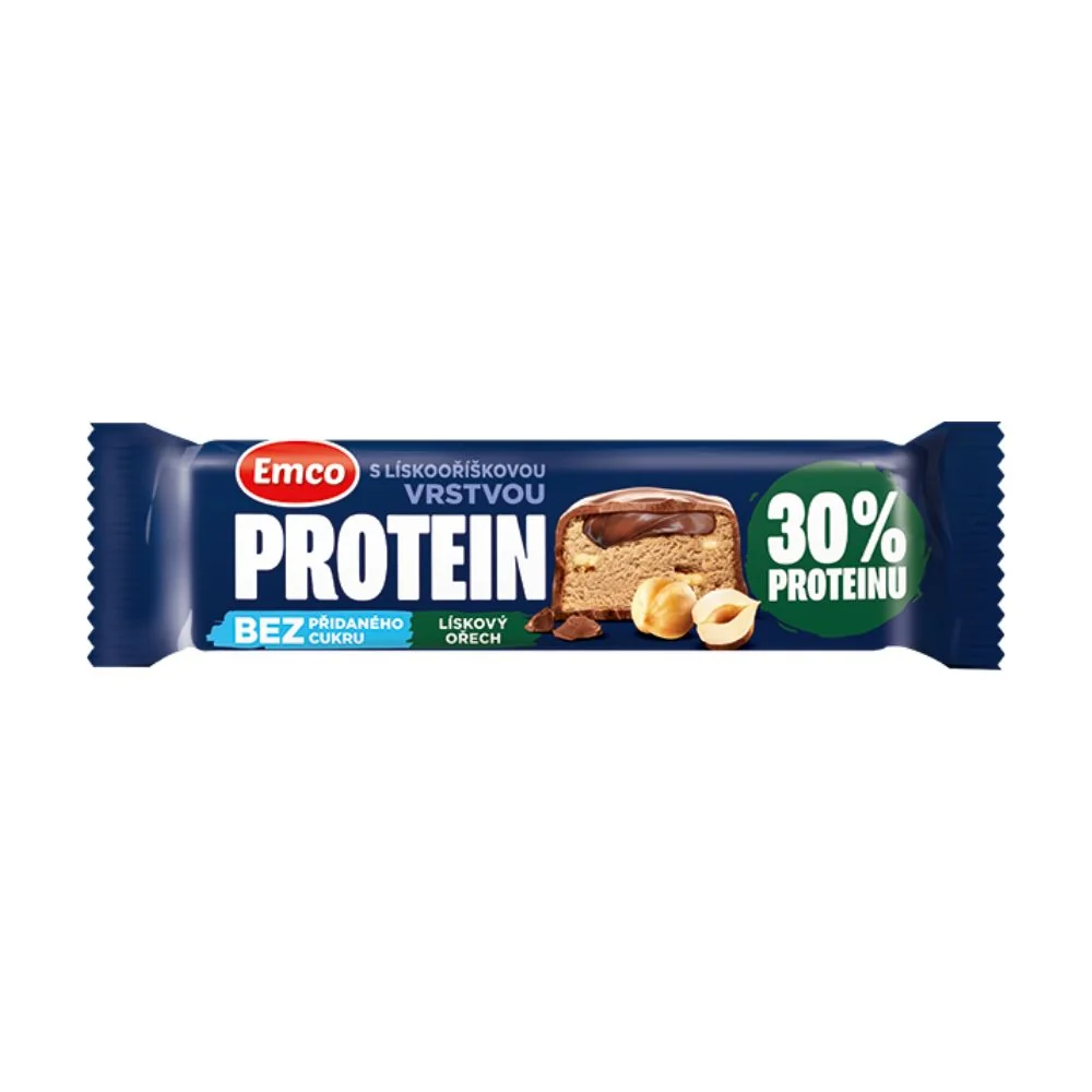 Emco Proteinová tyčinka 30% lískový oříšek 45 g