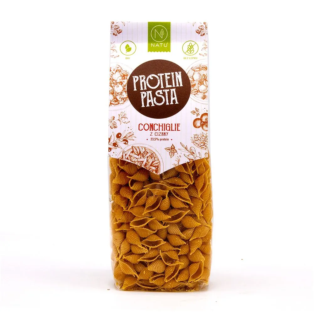 NATU Protein Pasta Conchiglie cizrna BIO