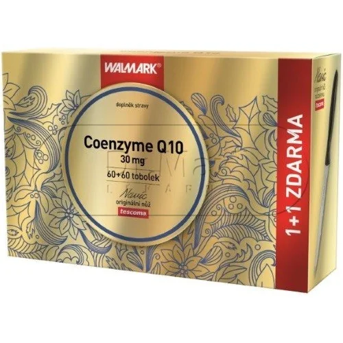 Walmark Coenzyme Q10 30mg tob.60+60+dárek Vánoce