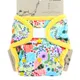 Petit Lulu Svrchní kalhotky suchý zip 1 ks rozkvetlá zahrada