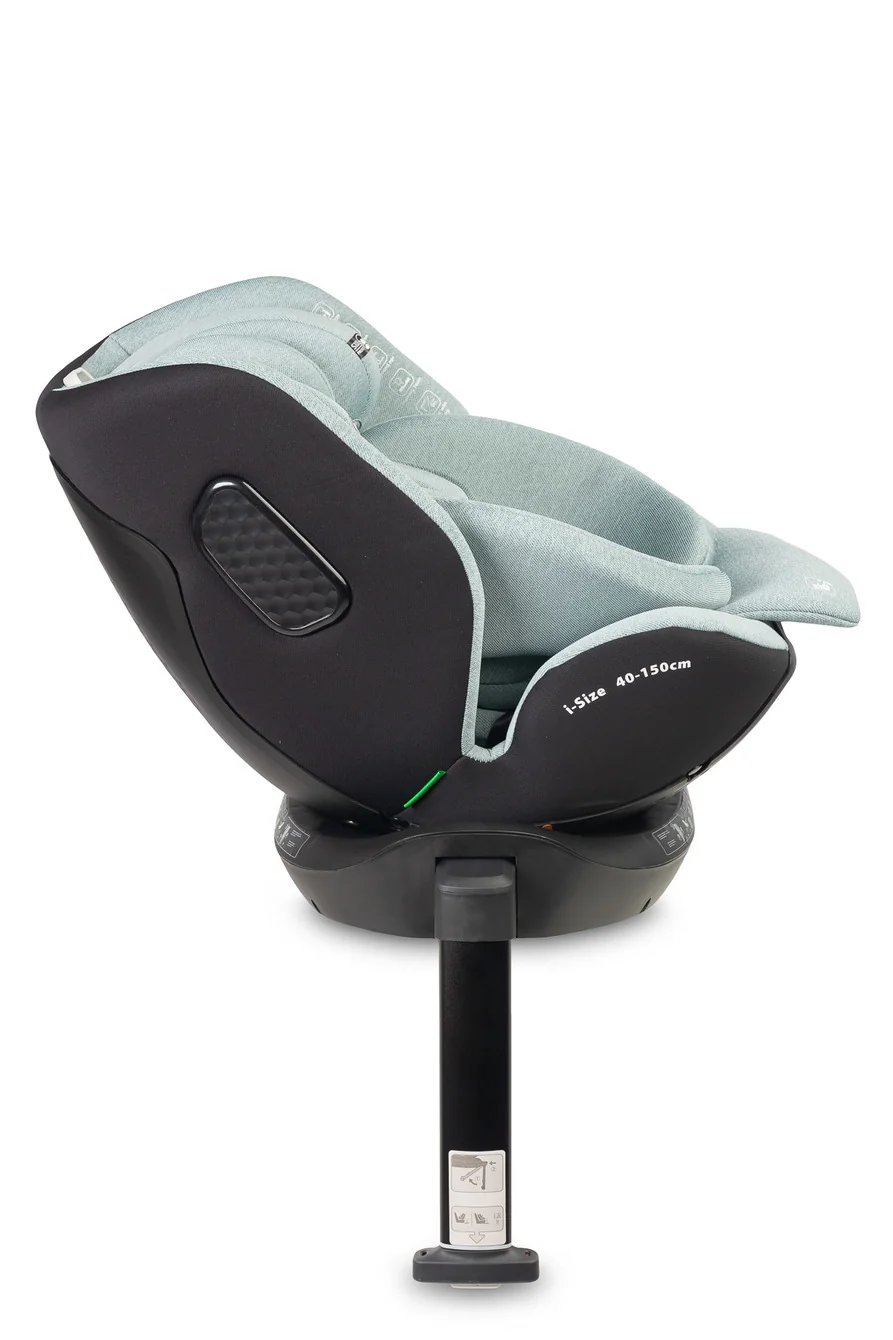 Caretero Autosedačka Lumi i-Size 40–150 cm, Isofix, 360°, růstová, zelená