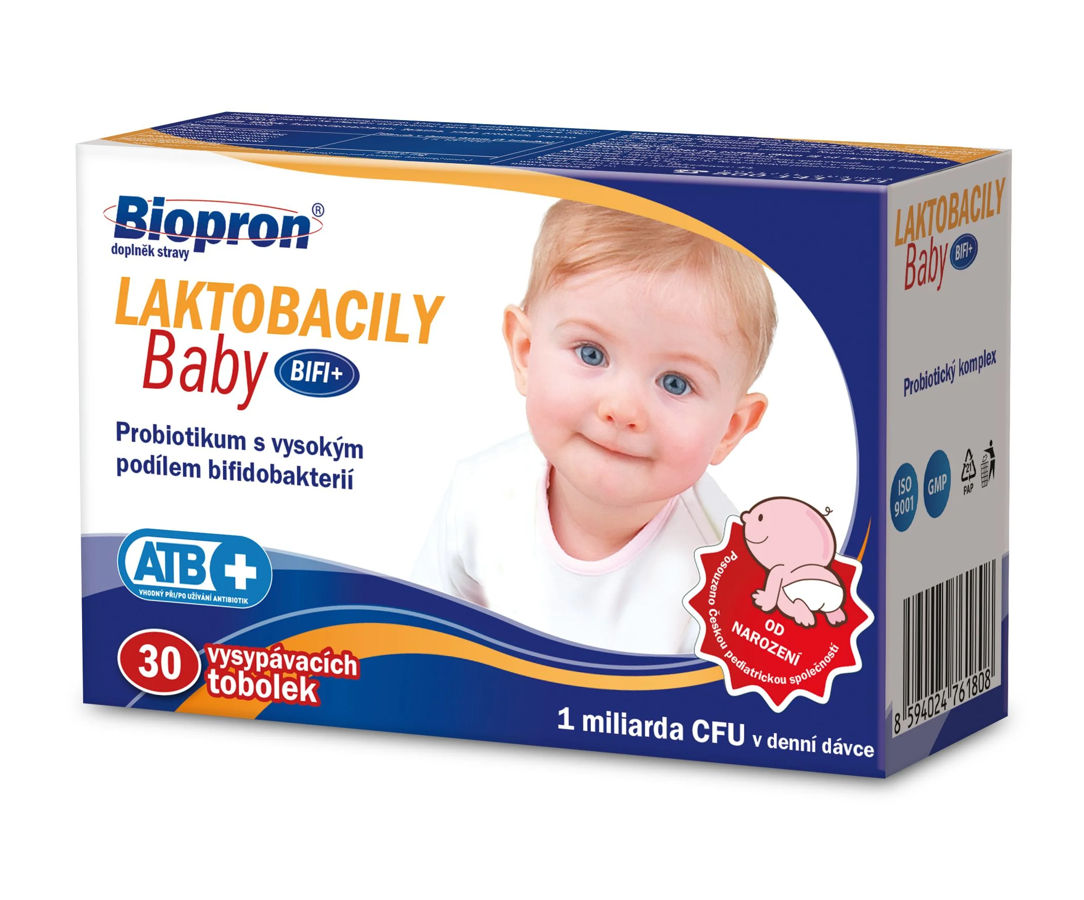 Biopron LAKTOBACILY Baby BiFi+ 30 tobolek
