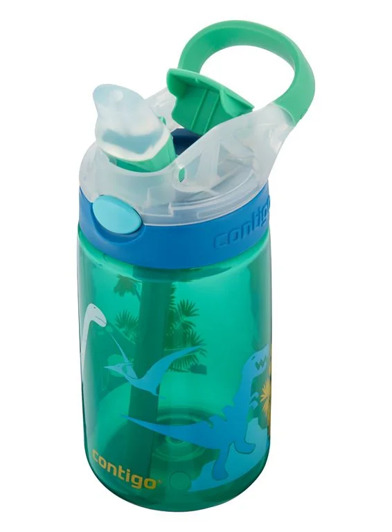 Contigo Dětská láhev Gizmo Flip Jungle Dino zelená 420 ml