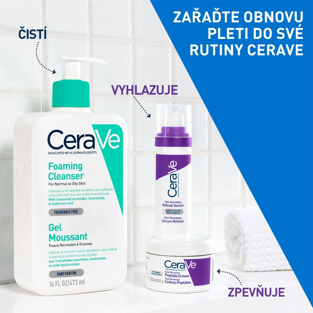 CeraVe Peptidový krém na obnovu pleti 48 ml