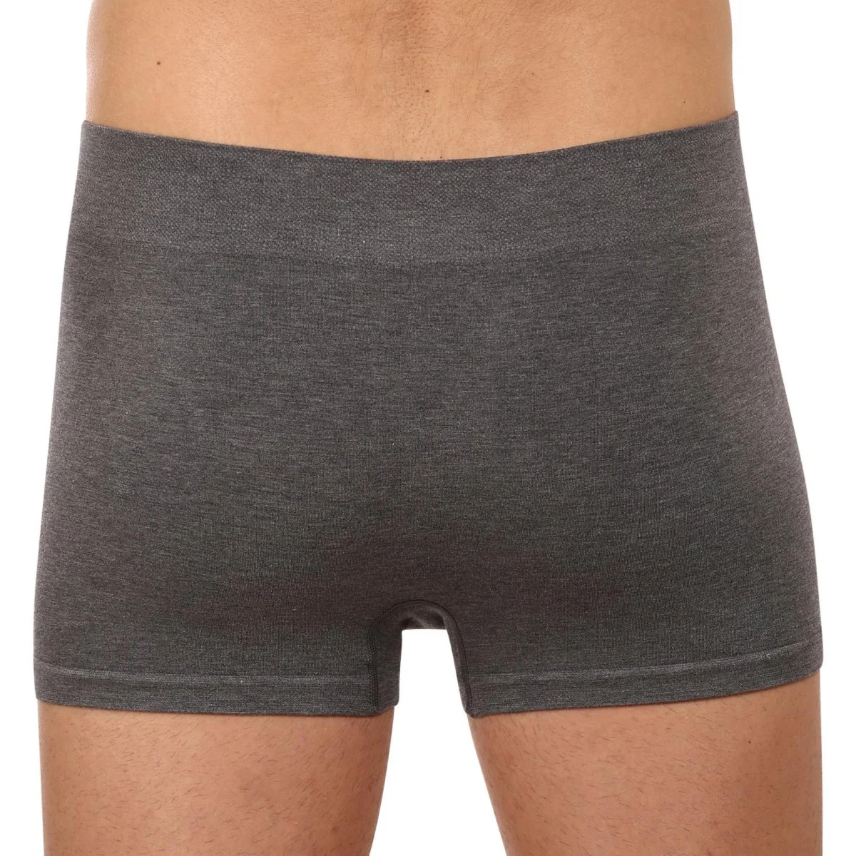 Gino Pánské boxerky bezešvé bambusové šedé (53005) XL