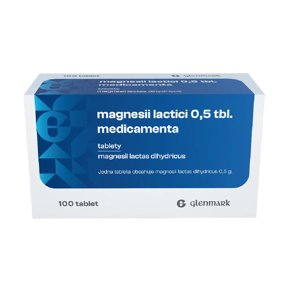 Medicamenta Magnesii lactici 0,5 tbl. 100 tablet