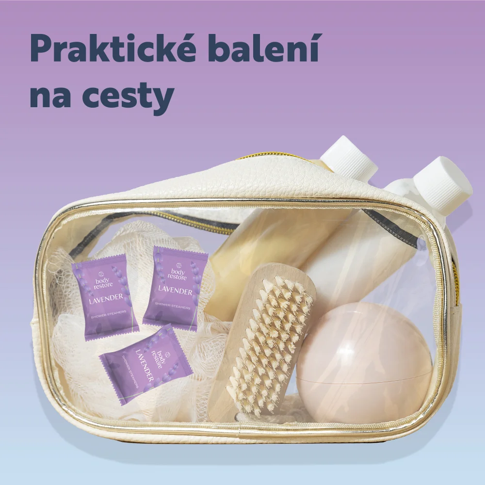 Body Restore Aromatické tablety do sprchy levandule 3 ks