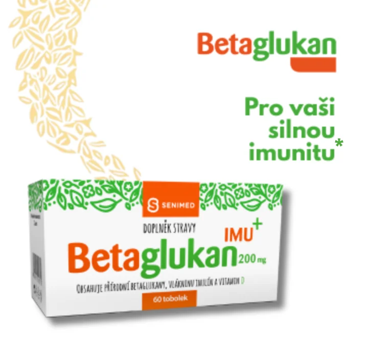 Betaglukan. Pro vaši silnou imunitu. Betaglukan. Pro vaši silnou imunitu.