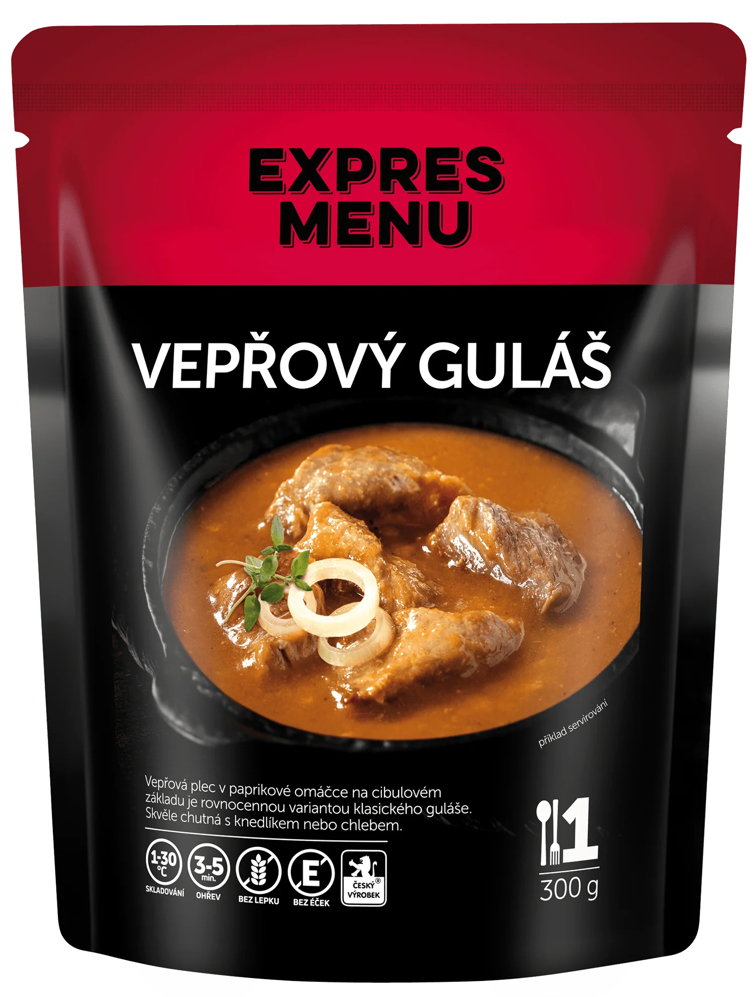 EXPRES MENU Vepřový guláš 300 g (1 porce)