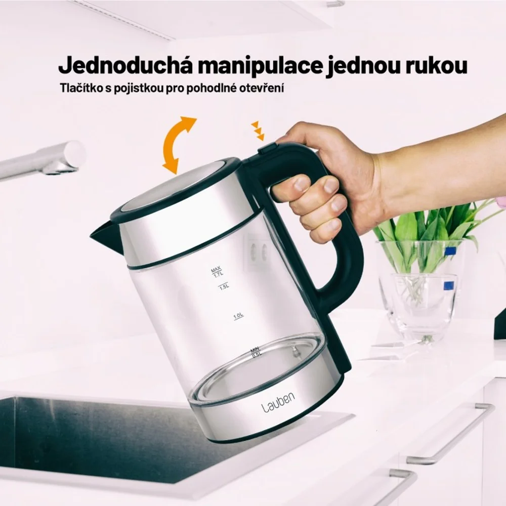 Lauben Electric Kettle EK17GS rychlovarná konvice