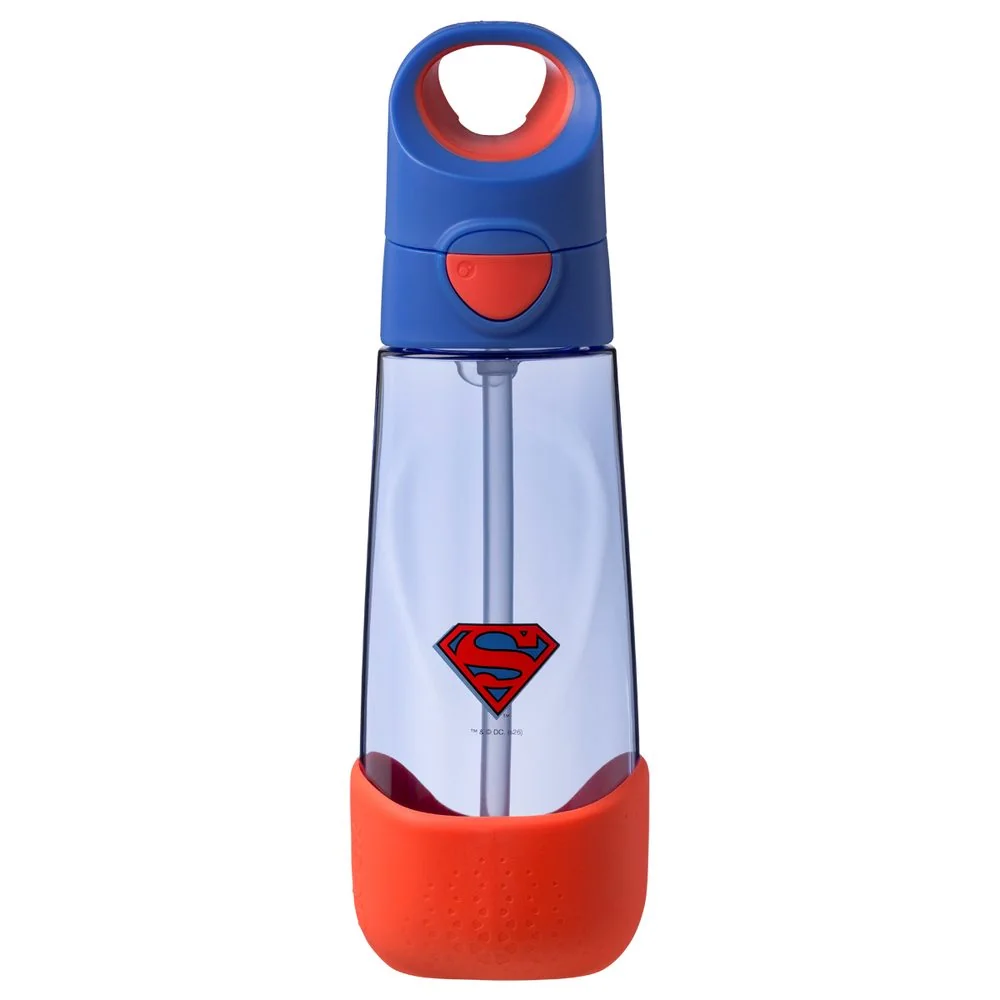 B.BOX Lahev na pití s brčkem 600 ml - Superman |