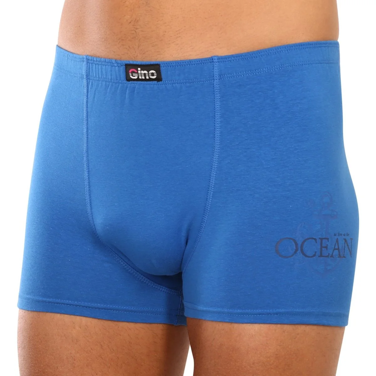 Gino Pánské boxerky modré (73115) L