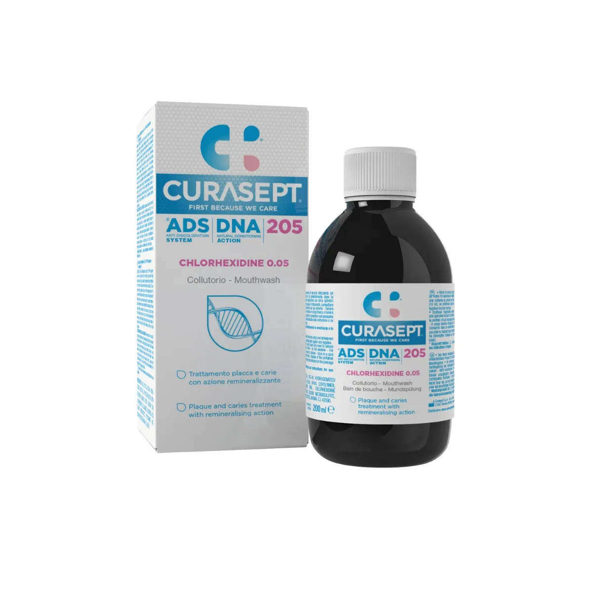 CURASEPT ADS DNA 205 ústní voda 200 ml