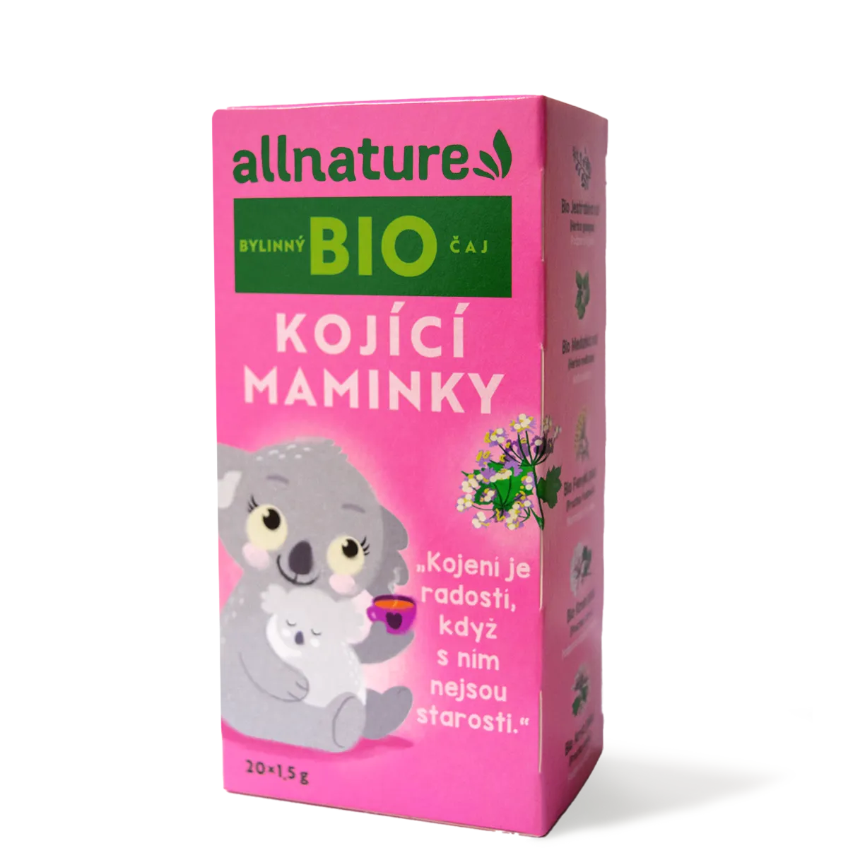 Allnature BIO Kojící maminky bylinný čaj 20x1,5 g