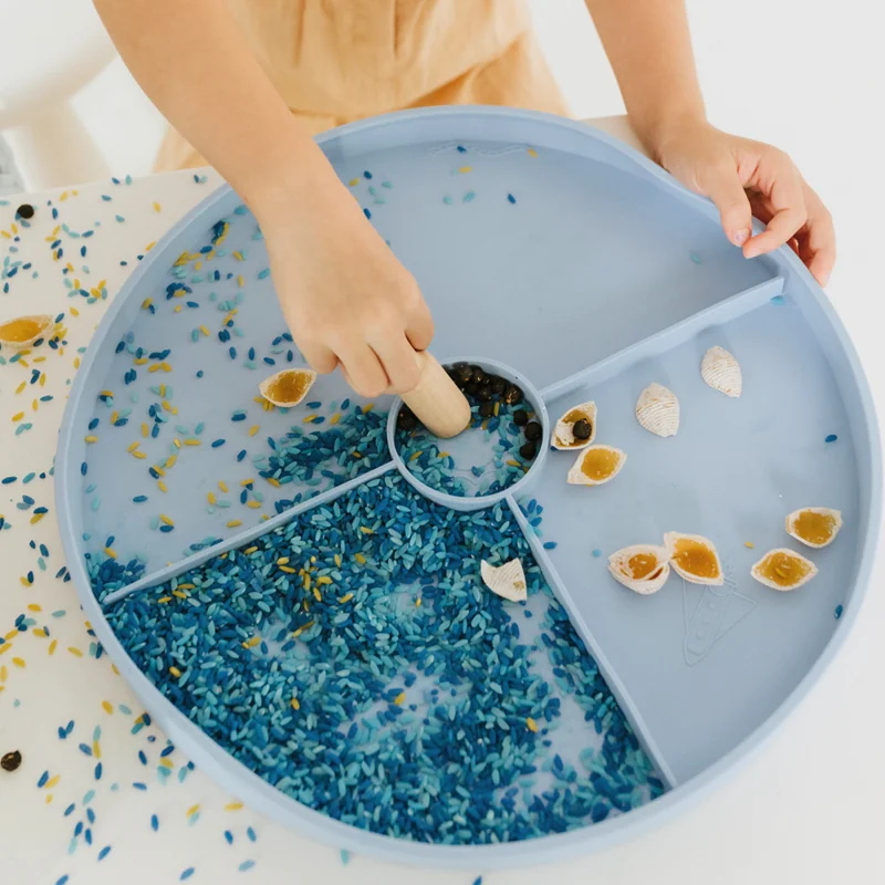 Jellystone Designs Senzorický třídící tác Play Tray, fialový 