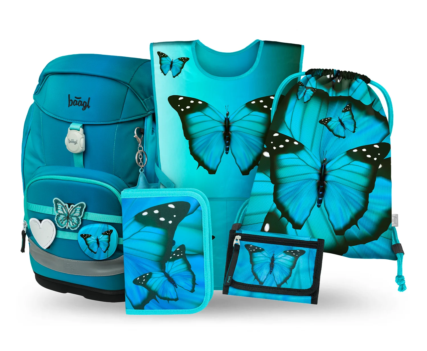 Baagl Školní set Airy Plus Butterfly II