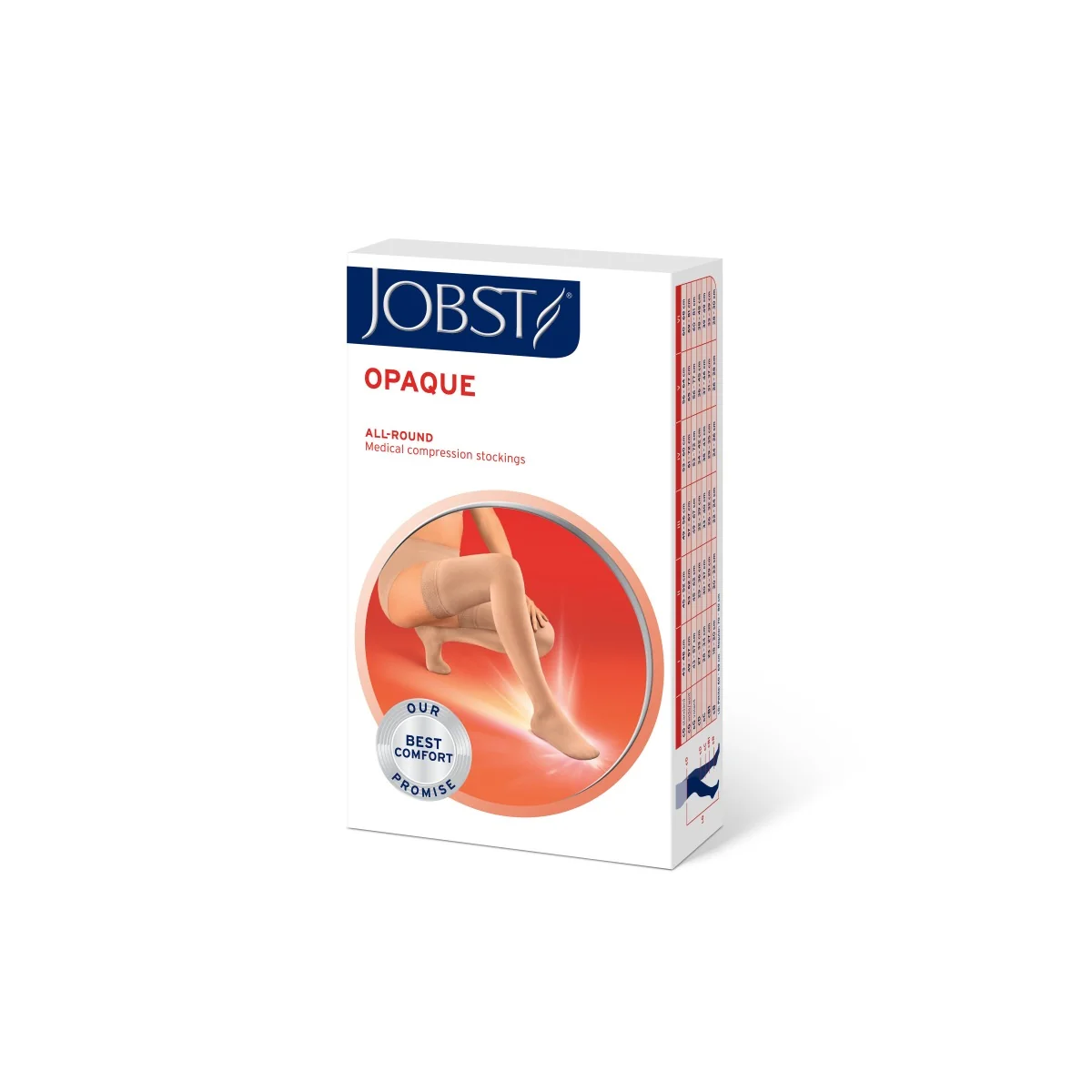 JOBST Opaque KT 1 Stehenní punčochy bez špice vel. II 1 pár černé