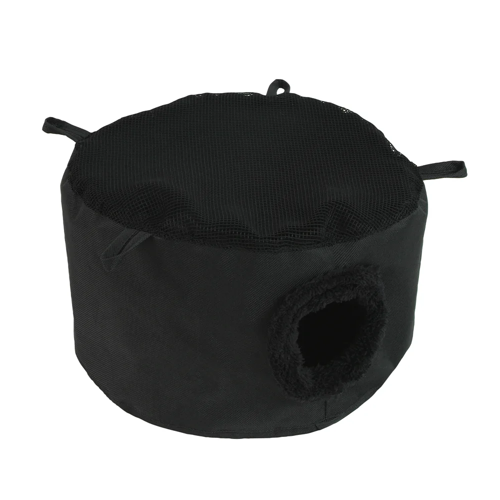 Akinu HUGS Závěsný domeček pro hlodavce černý ⌀ 30 cm x 12 cm
