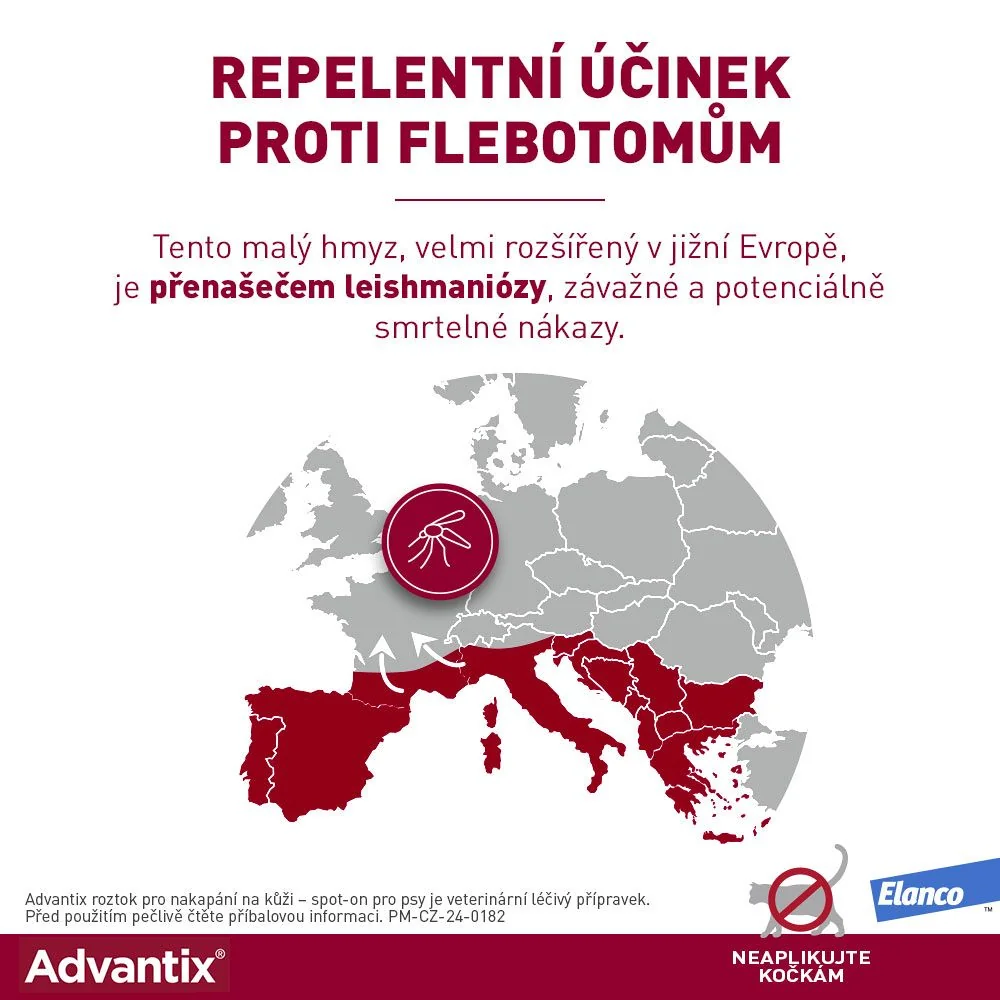Advantix pro psy 10-25 kg spot-on 4x2,5 ml