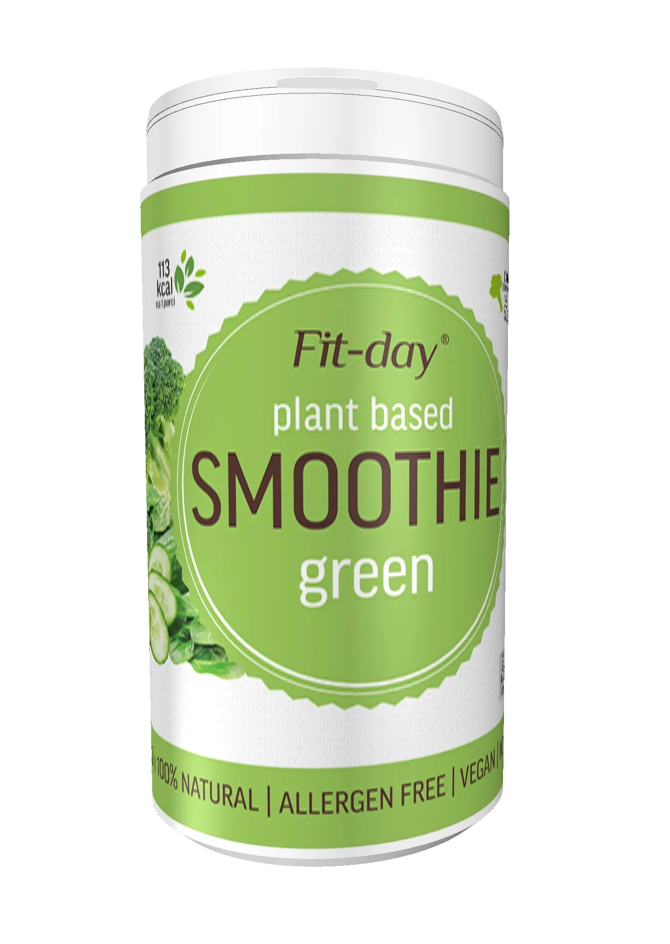 Fit-day Smoothie brokolice-okurka-špenát 600 g